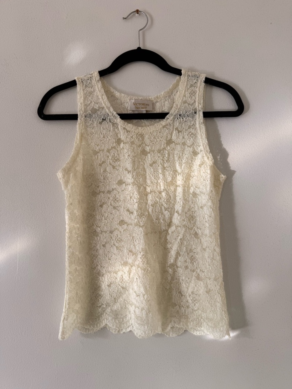 Victoria's Secret Ivory Lace Camisole